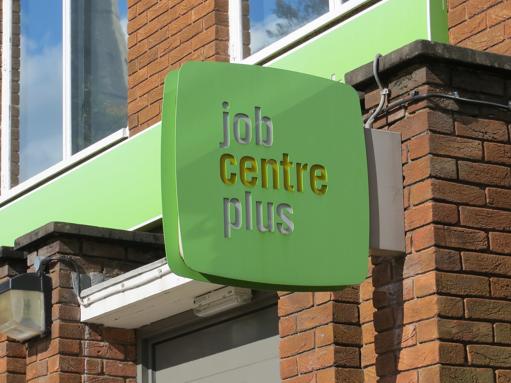 "Job Centre Plus" by HelenCobain is licensed under CC BY 2.0. To view a copy of this license, visit https://creativecommons.org/licenses/by/2.0/