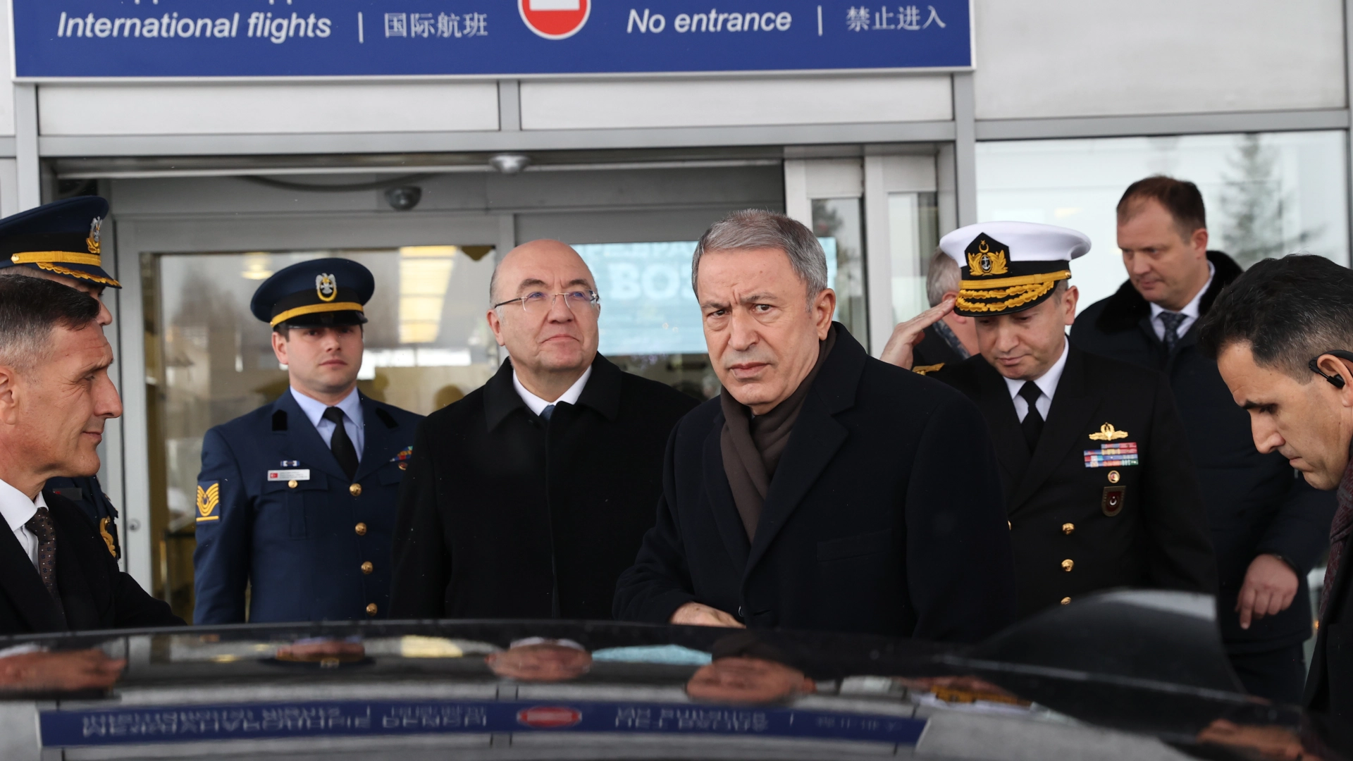 Turkish Defence Minister Hulusi Akar in Moscow